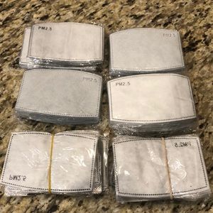 PM2.5 filters for face masks